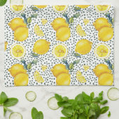 Waterverf Lemon Pattern Kitchen Theedoek (Gevouwen)