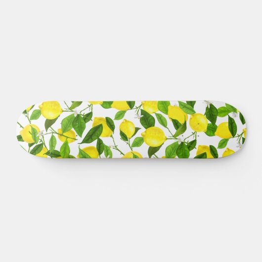 Waterverf Lemon Persoonlijk Skateboard (Horizontaal)