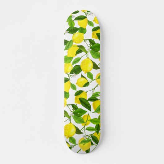 Waterverf Lemon Persoonlijk Skateboard (Voorkant)