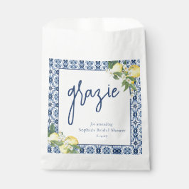 Waterverf Lemon Positano Vrijgezellenfeest Bedankzakje