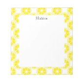 Waterverf Lemon Slice Pattern Notitieblok (Voorkant)