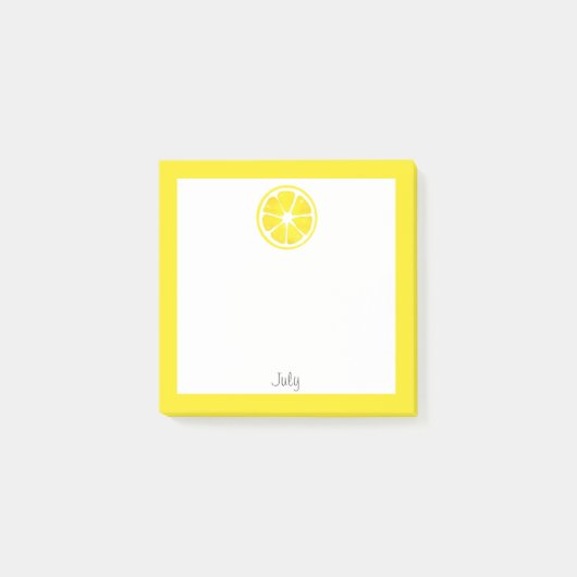 Waterverf Lemon Slice Post-it® Notes (Voorkant)