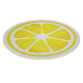 Waterverf Lemon Slice Snijplank (Hoek)