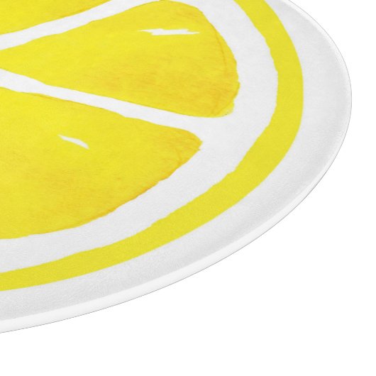 Waterverf Lemon Slice Snijplank (Hoek)
