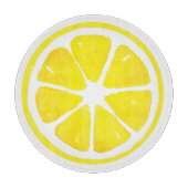 Waterverf Lemon Slice Snijplank (Voorkant)