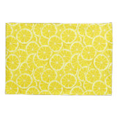 Waterverf Lemon Slices Kussensloop (Achterkant-Links)