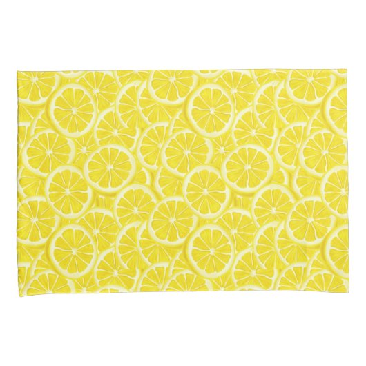 Waterverf Lemon Slices Kussensloop (Voorkant-Rechts)