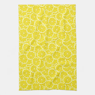 Waterverf Lemon Slices Theedoek