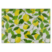 Waterverf Lemon Snijplank (Voorkant)