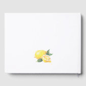 Waterverf Lemon speciale plaats Gastenboek (Achterkant)