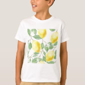 Waterverf Lemon T-shirt (Voorkant)