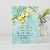 Waterverf Lemon Theme Vrijgezellenfeest Kaart (Staand voorkant)