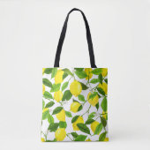 Waterverf Lemon Tote Bag (Voorkant)