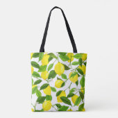 Waterverf Lemon Tote Bag (Achterkant)