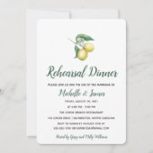 Waterverf Lemon Tree Branch | repetitief diner Kaart (Voorkant)