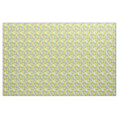 Waterverf  Lemon Tree Summery Pattern Stof (Yard (91,4 cm))