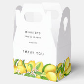 Waterverf Lemon Vrijgezellenfeest Bedankdoosjes (Geopend)