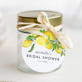 Waterverf Lemon Vrijgezellenfeest Bedankjes Labels