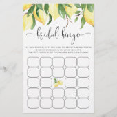 Waterverf Lemon Vrijgezellenfeest Bingo Spel (Voorkant)