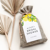 Waterverf Lemon Vrijgezellenfeest Cadeaulabel