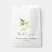 Waterverf Lemon Vrijgezellenfeest Favor Bags Bedankzakje (Voorkant)