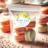 Waterverf Lemon Vrijgezellenfeest Hartelijk dank Ronde Sticker