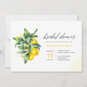 Waterverf Lemon Vrijgezellenfeest Kaart (Voorkant)