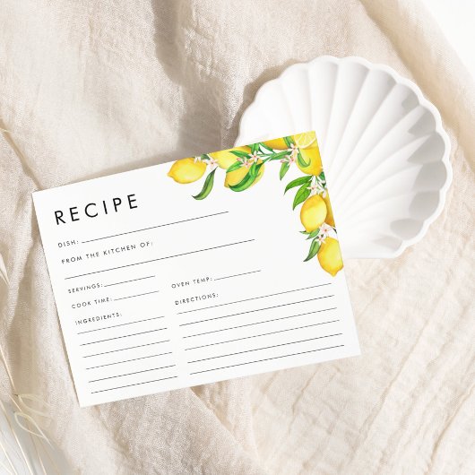 Waterverf Lemon Vrijgezellenfeest Recipe