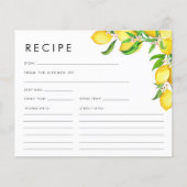 Waterverf Lemon Vrijgezellenfeest Recipe (Voorkant)