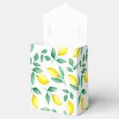Waterverf Lemon Wedding Favor Box Bedankdoosjes (Geopend)