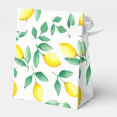 Waterverf Lemon Wedding Favor Box Bedankdoosjes (Achterkant)