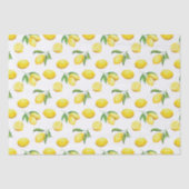 Waterverf Lemon Wrapping Paper Tissuepapier (Voorkant)