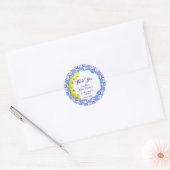 Waterverf Lemons Amalfi Tegel Hartelijk dank Ronde Sticker (Envelop)