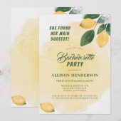 Waterverf Lemons Bachelorette Kaart (Voorkant / Achterkant)