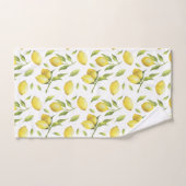 Waterverf Lemons en Greenery Pattern Bad Handdoek (Handdoek)