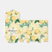 Waterverf Lemons en Leaves Bedankdoosjes (Uitgevouwen)