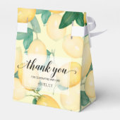 Waterverf Lemons en Leaves Bedankdoosjes (Achterkant)