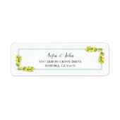 Waterverf  Lemons Etiket (Voorkant)