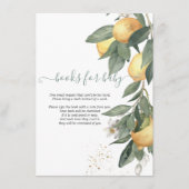 Waterverf Lemons Green Plaid Informatiekaartje (Voorkant)