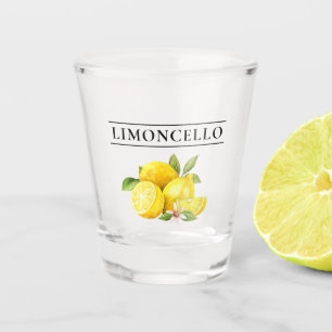 Waterverf Lemons Greenery Limoncello Shot Glas