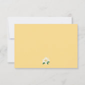 Waterverf Lemons Greenery Wedding RSVP Kaartje (Achterkant)