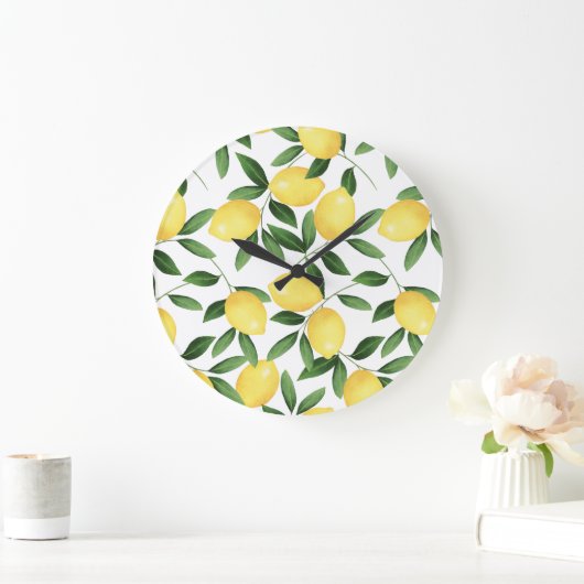 WATERVERF LEMONS GROTE KLOK (Huis)