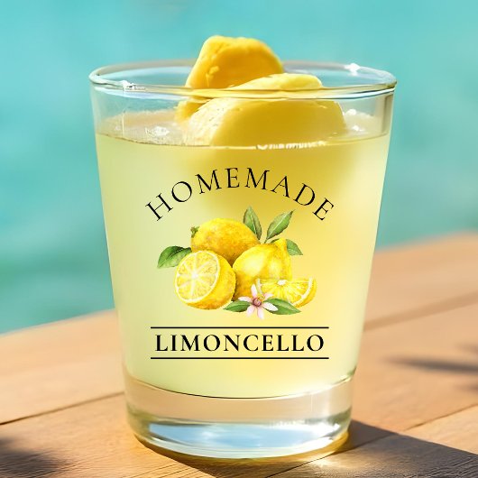 Waterverf Lemons Homemade Limoncello Shot Glas