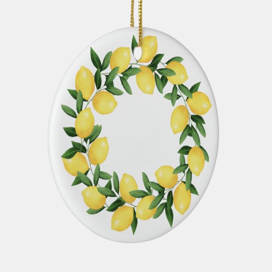 WATERVERF LEMONS KERAMISCH ORNAMENT (Rechts)