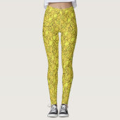 Waterverf Lemons Leggings (Voorkant)
