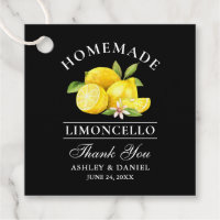 Waterverf Lemons Limoncello Bedankt Black Square