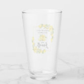 Waterverf Lemons Limoncello penseel Script Glas (Achterkant)