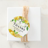 Waterverf Lemons Love and Bedankt Labels (In situ)