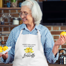 Waterverf Lemons Modern Brush Script Limoncello