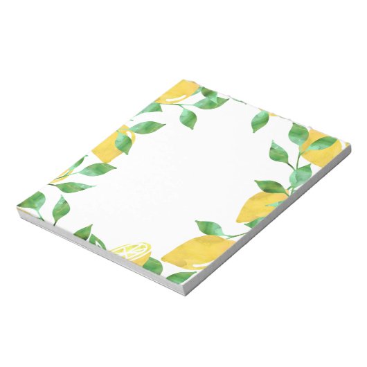 Waterverf Lemons Notitieblok (Linkerzijde)